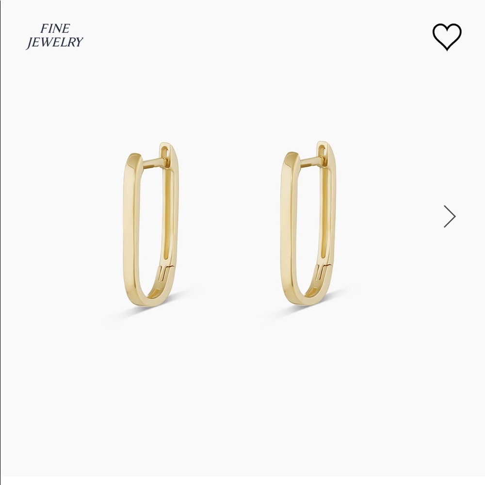 Gorjana 14k Gold Parker Link Huggies